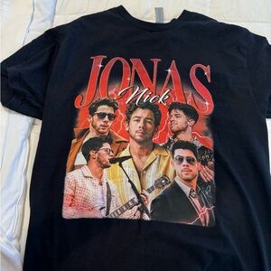 Jonas Brothers - Nick Jonas Black Graphic Tee